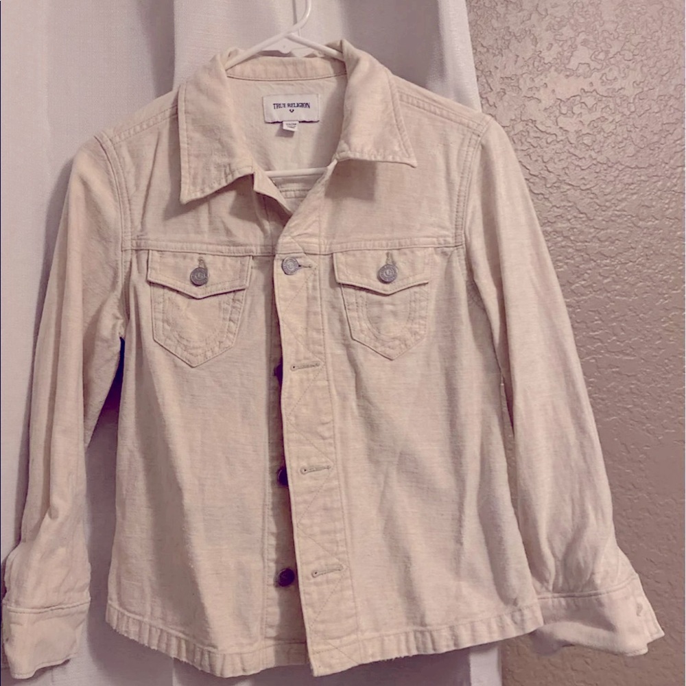 True religion light weight Jean jacket